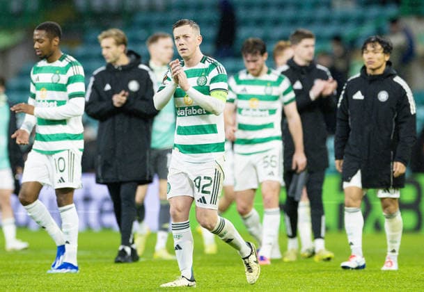 11.12.2025 Celtic v Roma, UEFA Europa League, League Stage ........................... Callum McGregor at full time  Copyright: xKennyxRamsay.x78xNewarkxStreet.x NINTCHDBPICT001045085987