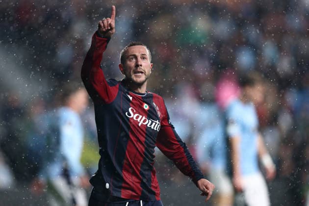 Mf Vigo 11 12 2025 - Europa League Celta Vigo-Bologna foto Michele Finessi Image nella foto: esultanza gol Federico Bernardeschi 