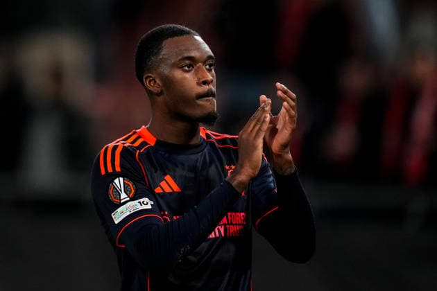 UTRECHT, NETHERLANDS - DECEMBER 11: Callum Hudson-Odoi of Nottingham Forest applauds the fans after the UEFA Europa League 2025 26 League Phase MD6 match between FC Utrecht and Nottingham Forest FC at Stadion Galgenwaard on December 11, 2025 in Utrecht, Netherlands. (Photo by Rene Nijhuis) SPO  Copyright: xRenexNijhuis
