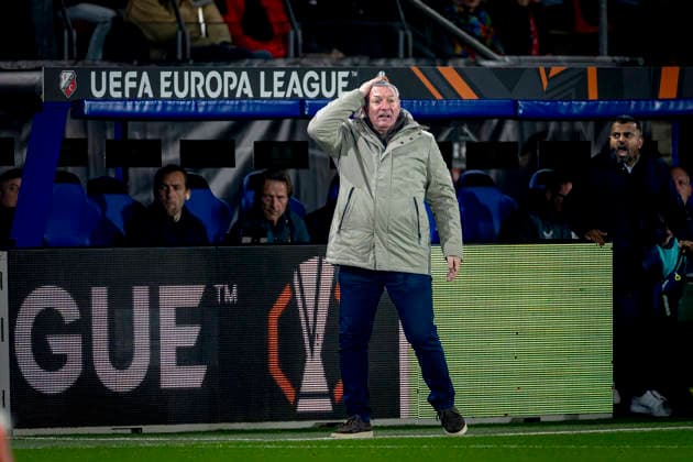 FC Utrecht trainer Ron Jans during the match FC Utrecht vs Nottingham Forest FC at the Stadium de Galgenwaard for the Europa League League phase Matchday 6 season 2025 2026 in UTRECHT, Netherlands on 11 december 2025, photo by Marcel van Dorst EYE4images DeFodi Images