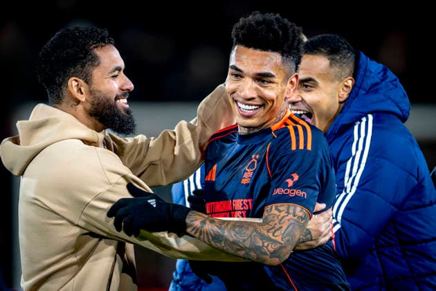 Nottingham Forest FC forwarder Igor Jesus during the match FC Utrecht vs Nottingham Forest FC at the Stadium de Galgenwaard for the Europa League League phase Matchday 6 season 2025 2026 in UTRECHT, Netherlands on 11 december 2025, photo by Marcel van Dorst EYE4images DeFodi Images