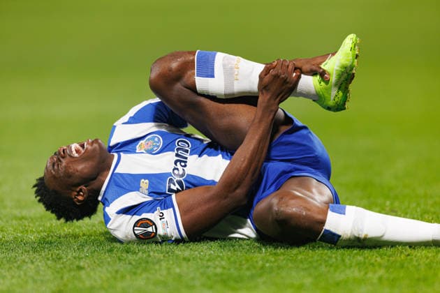 Samu Aghehowa seen during UEFA Europa League game between teams of FC Porto and Malmo FF (Bernardo Benjamim Ball Raw Images) Porto Estadio do Dragao Portugal Copyright: xBernardoxBenjamimx bernardobenjamim_fcporto_malmo_2526-022