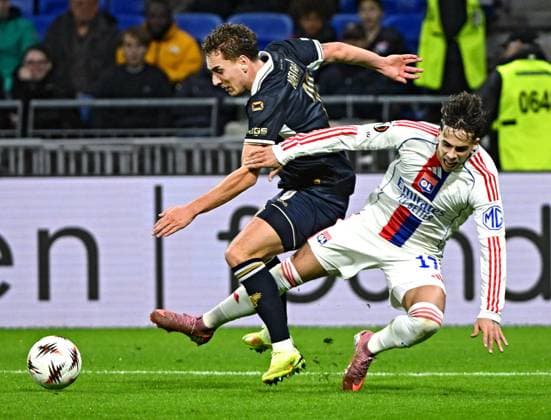 Match Europa League OL - Go Head Eagles PHOTOPQR LE PROGRES Stéphane GUIOCHON - Décines-Charpieu 11 12 2025 - Match Europa League OL - Go Head Eagles -A Décines au Groupama Stadium match de poule de l Europa League saison 2025 - 2026 OL - Go Ahead Eagles ici Afonso Moreira Décines-Charpieu Rhône Rhône-Alpes France  Copyright: xPHOTOPQR LExPROGRES MAXPPPxStéphanexGUIOCHONx 20251211LPL0213 20251211LPL0213