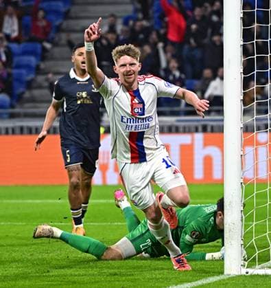 Match Europa League OL - Go Head Eagles PHOTOPQR LE PROGRES Stéphane GUIOCHON - Décines-Charpieu 11 12 2025 - Match Europa League OL - Go Head Eagles -A Décines au Groupama Stadium match de poule de l Europa League saison 2025 - 2026 OL - Go Ahead Eagles ici but de Pavel Sulc Décines-Charpieu Rhône Rhône-Alpes France  Copyright: xPHOTOPQR LExPROGRES MAXPPPxStéphanexGUIOCHONx 20251211LPL0222 20251211LPL0222