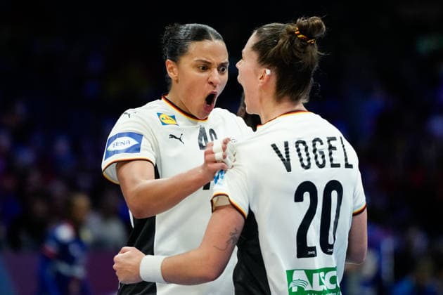 Women s Handball World Championship 2025 France Germany Rotterdam, Netherlands 20251212 Germany s AimÃ e Von Pereira during the semi final of the Women s Handball World Championship between France and Germany at Ahoy Arena Photo Beate Oma Dahle NTB Rotterdam Netherlands EDITORIAL USE ONLY RESTRICTED USE FOR BETTING COMPANIES  Copyright: xBeatexOmaxDahlex xNTBx