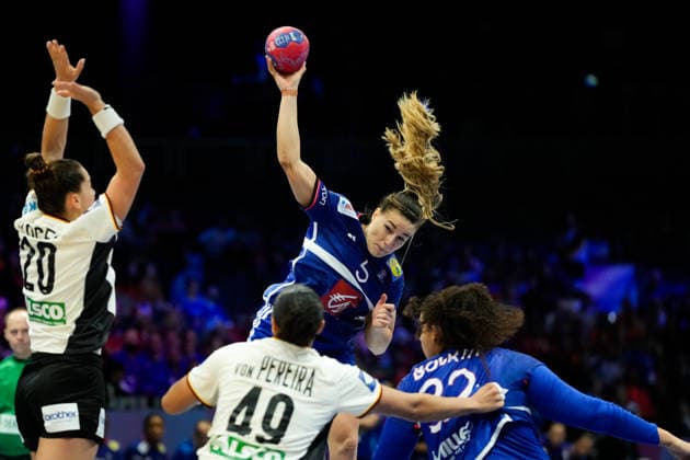 Women s Handball World Championship 2025 France Germany Rotterdam, Netherlands 20251212 France s Clarisse Mairot during the semi final of the Women s Handball World Championship between France and Germany at Ahoy Arena Photo Beate Oma Dahle NTB Rotterdam Netherlands EDITORIAL USE ONLY RESTRICTED USE FOR BETTING COMPANIES  Copyright: xBeatexOmaxDahlex xNTBx