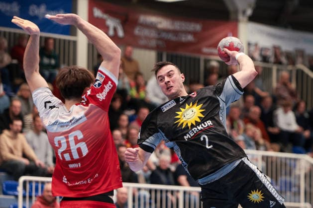 12 12 2025, Handball, Season 2025 2026, 2 Handball Bundesliga, 15 Matchday, TuSEM Essen TuS N Lübbecke, Jo Gerrit Genz TuS N LÜbbecke , Essen Am Hallo NRW Germany xRHR PHOTO DEx Copyright: DennisxEwert RHR-FOTOx RHR-FOTO DE