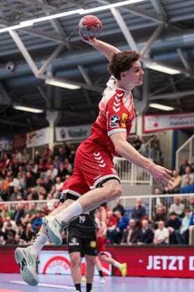 12 12 2025, Handball, Season 2025 2026, 2 Handball Bundesliga, 15 Matchday, TuSEM Essen TuS N Lübbecke, Felix Eißing TuSEM Essen , Essen Am Hallo NRW Germany xRHR PHOTO DEx Copyright: DennisxEwert RHR-FOTOx RHR-FOTO DE