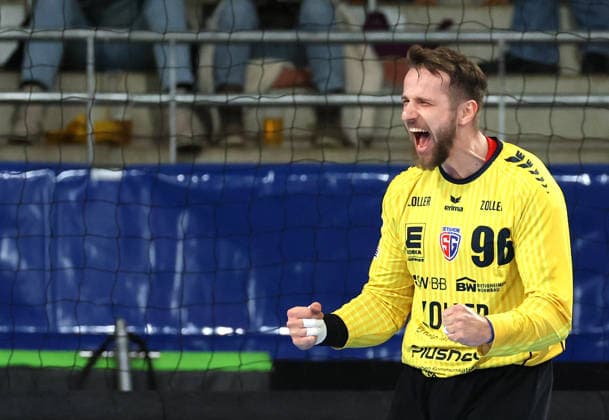 12 12 2025, Germany, Bietigheim, Handball 2 Bundesliga, SG BBM Bietigheim vs Dessau Roßlauer HV 06, Jan Hrdlicka BBM