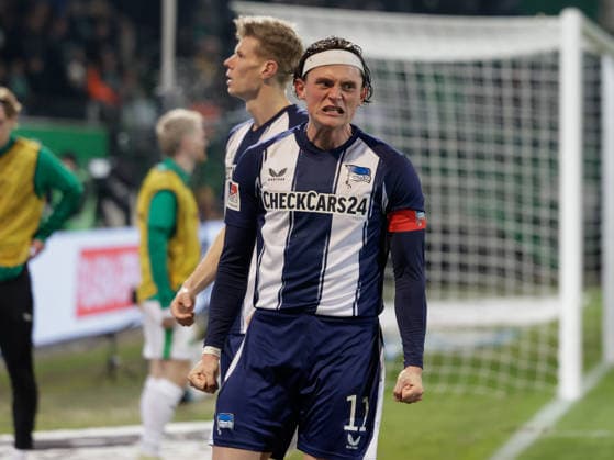 Germany Soccer, 2 Bundesliga 2025 26, 16 Matchday SpVgg Greuther Fürth vs Hertha BSC Sportpark Ronhof Fürth Fabian Reese Hertha BSC, 11 Copyright: xChristopherxRupprechtx