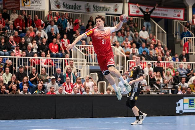 12 12 2025, Handball, Season 2025 2026, 2 Handball Bundesliga, 15 Matchday, TuSEM Essen TuS N Lübbecke, Felix Eißing TuSEM Essen , Essen Am Hallo NRW Germany xRHR PHOTO DEx Copyright: DennisxEwert RHR-FOTOx RHR-FOTO DE
