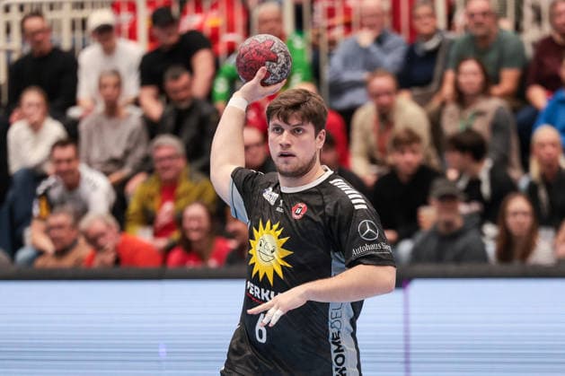 12 12 2025, Handball, Season 2025 2026, 2 Handball Bundesliga, 15 Matchday, TuSEM Essen TuS N Lübbecke, Manuel Hörr TuS N LÜbbecke , Essen Am Hallo NRW Germany xRHR PHOTO DEx Copyright: DennisxEwert RHR-FOTOx RHR-FOTO DE