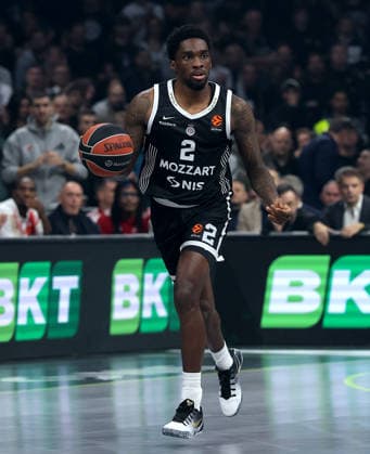 Partizan v Crvena Zvezda, Euroleague basketball, season 2025 2026, round 15 Belgrade, Serbia. 12th Dec, 2025. Partizan s Shake Milton during Euroleague basketball match between Partizan and Crvena Zvezda (Red Star) on December 12. 2025. in Belgrade, Serbia. Belgrade Serbia Copyright: xPedjaxMilosavljevic STARSPORTx