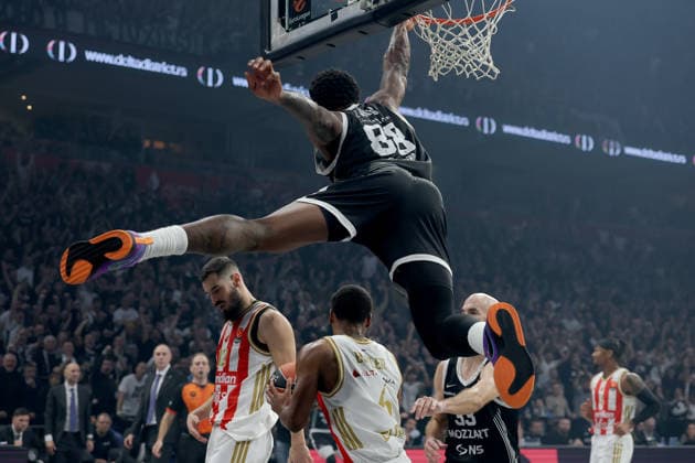 Partizan v Crvena Zvezda, Euroleague basketball, season 2025 2026, round 15 Belgrade, Serbia. 12th Dec, 2025. Partizan s Tyrique Jones during Euroleague basketball match between Partizan and Crvena Zvezda (Red Star) on December 12. 2025. in Belgrade, Serbia. Belgrade Serbia Copyright: xPedjaxMilosavljevic STARSPORTx