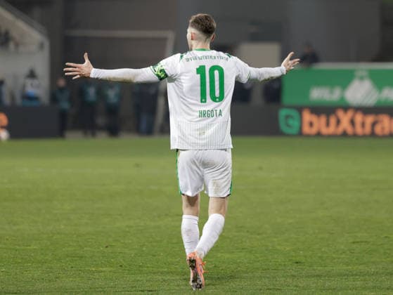 Germany Soccer, 2 Bundesliga 2025 26, Matchday 16 SpVgg Greuther Fürth vs Hertha BSC Sportpark Ronhof Fürth Branimir Hrgota SpVgg Greuther Fürth, 10 Copyright: xChristopherxRupprechtx