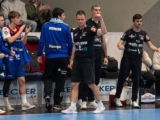 Matthias Flohr HBW Balingen Weilstetten, Coach is satisfied VfL Eintracht Hagen vs HBW Balingen Weilstetten, Handball, 2 Bundesliga, Matchday 15, Season 2025 2026, 12 12 2025 VfL Eintracht Hagen vs HBW Balingen Weilstetten, Handball, 2 Bundesliga, Matchday 15, Season 2025 2026, 12 12 2025 Hagen Copyright: xEibner-Pressefoto DamianxKruczynx EP_DKI