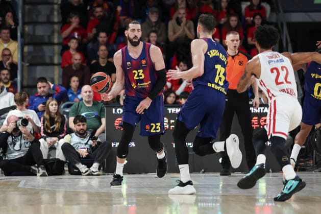December 12, 2025, Barcelona, Barcelona, Spain: Tornike Shengelia of FC Barcelona, Barca in action during the EuroLeague Regular Season Round 15 match played between FC Barcelona and Olympiacos Piraeus at Palau Blaugrana on December 12, 2025 in Barcelona, Spain. Barcelona Spain - ZUMAa181 20251212_zaa_a181_191 Copyright: xJavierxBorregox