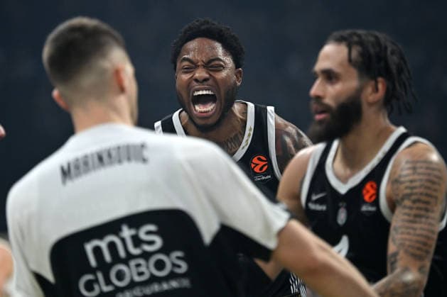 PARTIZAN vs CRVENA ZVEZDA TYRIQUE JONES Tajrik Dzons basketball Partizan vs Crvena zvezda during Euroleague matrch at Beogradska arena, Belgrade 12.12.2025 Foto: BASKETBALL, EUROLEAGUE, PARTIZAN, CRVENA ZVEZDA Belgrade Belgrade arena Serbia Copyright: xMarkoxMetlas xMNxPressx