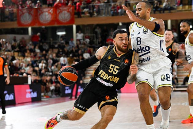 BASKET-BALL : AS Monaco VS Fenerbahce Beko - Turkish Airlines EuroLeague - 12 12 2025 Mike James (ASM) - Turkish Airlines EuroLeague match between AS Monaco and Paris Basketball on December 12, 2025 at the Louis II Stadium in Monaco. MonacoMonaco  Copyright: xWilliamxCannarellax