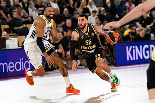 BASKET-BALL : AS Monaco VS Fenerbahce Beko - Turkish Airlines EuroLeague - 12 12 2025 Mike James (ASM) - Turkish Airlines EuroLeague match between AS Monaco and Paris Basketball on December 12, 2025 at the Louis II Stadium in Monaco. MonacoMonaco  Copyright: xWilliamxCannarellax