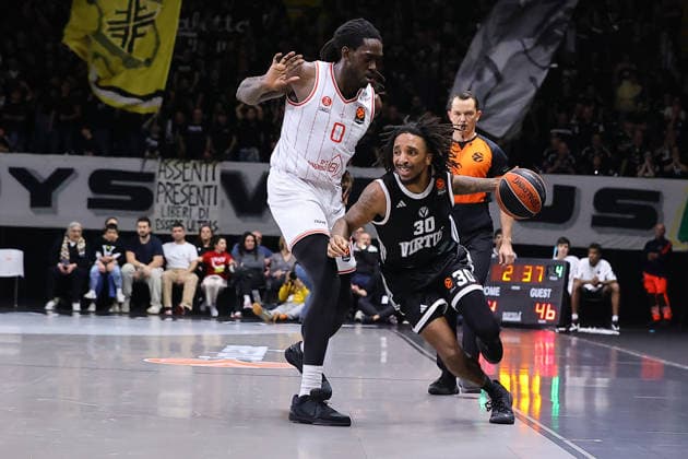 30 Matt MORGAN Virtus Match BASKETBALL - EUROLEAGUE Virtus Bologna vs Hapoel IBI Tel Aviv 12-12-2025 00 Johnathan Motley Hapoel IBI Tel Aviv Match BASKETBALL - EUROLEAGUE Virtus Bologna vs Hapoel IBI Tel Aviv 12-12-2025 during Virtus Bologna vs Hapoel Tel Aviv, Basketball Euroleague match in Bologna, Italy, December 12 2025  Copyright: xValentinoxOrsini IPAxSportx xipa-agency.netx xx IPA_69087437 IPA_Agency_IPA69087437