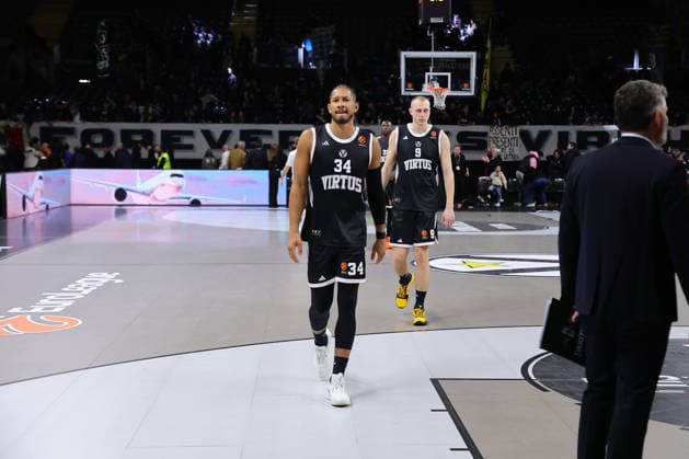 34 Karim JALLOW Virtus Match BASKETBALL - EUROLEAGUE Virtus Bologna vs Hapoel IBI Tel Aviv 12-12-2025 09 Alen Smailagic Virtus Match BASKETBALL - EUROLEAGUE Virtus Bologna vs Hapoel IBI Tel Aviv 12-12-2025 during Virtus Bologna vs Hapoel Tel Aviv, Basketball Euroleague match in Bologna, Italy, December 12 2025  Copyright: xValentinoxOrsini IPAxSportx xipa-agency.netx xx IPA_69087513 IPA_Agency_IPA69087513