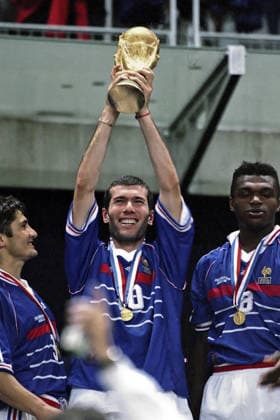 1998 archivio Storico Image Francia Zinedine Zidane foto Aic Image Sport 