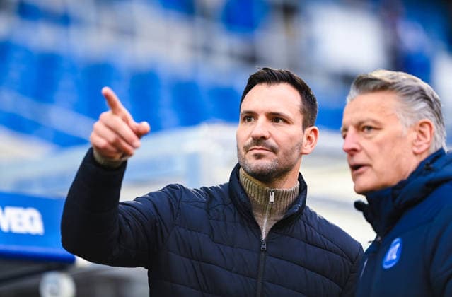Sports director Mario Eggimann Karlsruher SC gestures before the 2 Bundesliga match between Karlsruher SC and SC Paderborn at BBBank Wildpark on December 13, 2025 in Karlsruhe, Germany Photo by Silas Schüller DeFodi Images Sports director Mario Eggimann Karlsruher SC gestures before the 2 Bundesliga match between Karlsruher SC and SC Paderborn at BBBank Wildpark on December 13, 2025 in Karlsruhe, Germany Photo by Silas Schüller DeFodi Images DFB DFL REGULATIONS PROHIBIT ANY USE OF PHOTOGRAPHS AS IMAGE SEQUENCES AND OR QUASI VIDEO Photo by Silas Schueller DeFodi Images
