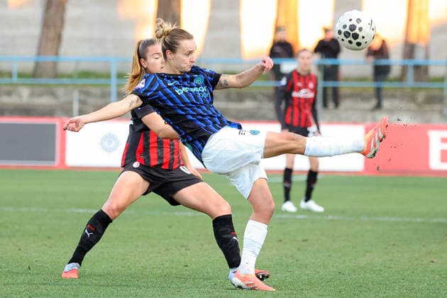 Magull Lina Marie during AC Milan vs Inter - FC Internazionale, Italian football Serie A Women match in Milan, Italy, December 13 2025  Copyright: xRobertaxCorradin IPAxSportx xipa-agency.netx xx IPA_69102073 IPA_Agency_IPA69102073