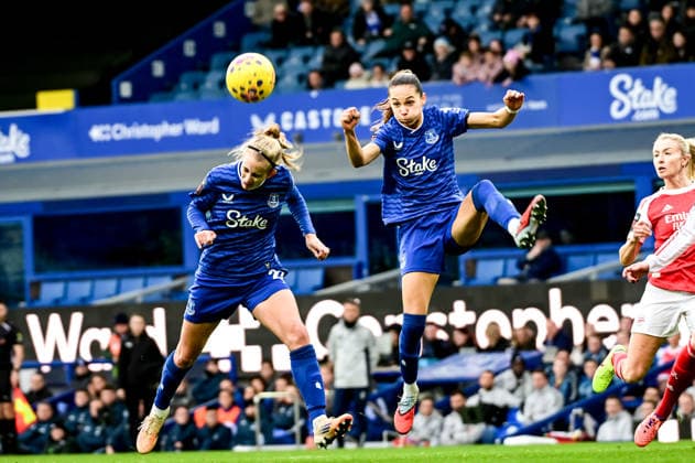 Everton vs Arsenal in the Barclays WSL at Goodison Par Featuring: Katja Snoeijs, Martina Fernandez Where: Liverpool, United Kingdom When: 13 Dec 2025 Credit: Graham Finney Cover Images EDITORIAL USE ONLY. NOT FOR USE BY NEWSPAPERS BASED IN THE UK. Copyright: xx coverimg55336088