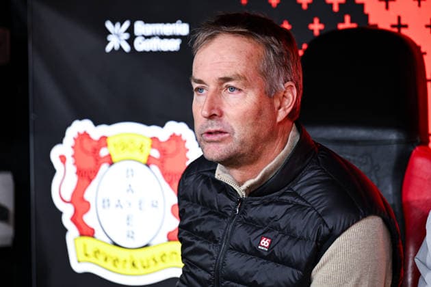 13.12.2025, Fussball, 1. Bundesliga, 14. Spieltag Saison 2025 2026, Bayer Leverkusen - 1. FC Köln, Trainer Kasper Hjulmand (Bayer Leverkusen) xRHR-FOTO TKx *** 13 12 2025, Football, 1 Bundesliga, Matchday 14 Season 2025 2026, Bayer Leverkusen 1 FC Köln, Coach Kasper Hjulmand Bayer Leverkusen xRHR PHOTO TKx Copyright: RHR-FOTOx RHR-FOTO TK