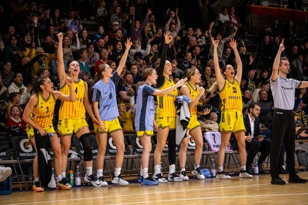 Basketball Berlin 13 12 2025 Season 2025 2026 DBBL 1 Bundesliga Alba Berlin TK Hannover Luchse Jubel Alba