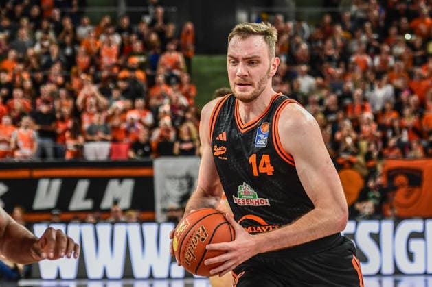 easyCredit BBL Ratiopharm Ulm v Rasta Vechta, Ratiopharm Arena Ulm 13 12 2025 Philipp Herkenhoff Rasta Vechta, 14 Ulm 13 12 2025 10 Matchday easyCredit BBL, Ratiopharm Ulm v Rasta Vechta, Ratiopharm Arena Ulm Copyright: xBEAUTIFULxSPORTS Märklx