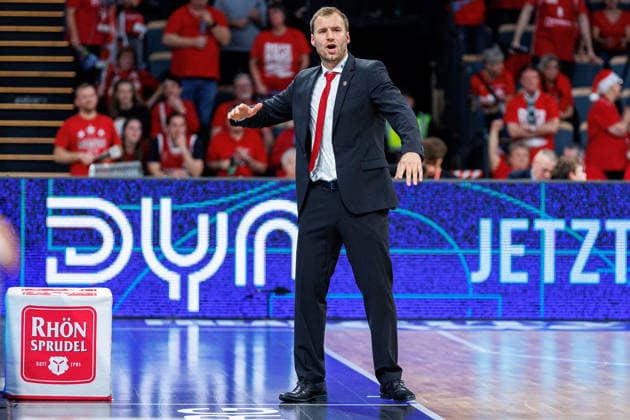Anton Gavel BMA365 Bamberg Baskets, Coach , single picture, single photo, portrait, portraet, BMA365 Bamberg Baskets vs MLP Academics Heidelberg, Basketball, easyCredit BBL, Matchday 10, 13 12 2025 BMA365 Bamberg Baskets vs MLP Academics Heidelberg, Basketball, easyCredit BBL, Matchday 10, 13 12 2025 Bamberg Copyright: xEibner-Pressefoto G.xSantemizx EP_EER