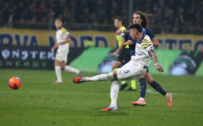 Parma™s Lautaro Valenti during the Serie A soccer match between Parma and Lazio at the Ennio Tardini in Parma - Saturday , December 13, 2025. - Soccer .  Copyright: xGiannixSantandrea LaPressex