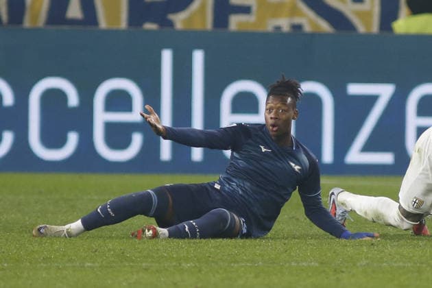 Tijjani Noslin of SS Lazio during Parma Calcio vs SS Lazio, 15Â° Serie A Enilive 2025-26 game at Ennio Tardini in Parma (PR), Italy, on Dicember 13, 2025.  Copyright: xDavidexCasentini IPAxSportx xipa-agency.netx xx IPA_69111161 IPA_Agency_IPA69111161