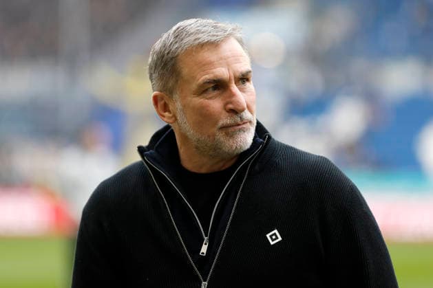 Sports Director Stefan Kuntz HSV 13 12 2025, Football, Soccer, Bundesliga, TSG Hoffenheim Hamburger SV, GER, Sinsheim, PreZero Arena, DFL REGULATES PROHIBIT ANY USE OF PHOTOGRAPHS AS IMAGE SEQUENCES AND OR QUASI VIDEO Copyright: HMBxMedia xHeikoxBecker