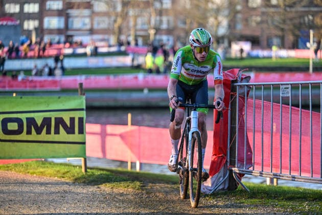 Men SUYS Leiecross Kortrijk Belgian rider Joran Wyseure (Crelan-Corandon) participates in the men s elite race of the SUYS Leiecross Kortrijk, stage 4 7 of the Exact Cross competition, in Kortrijk, Belgium, on December 13, 2025. Kortrijk Belgium  Copyright: xGautierxDemouveauxx originalFilename:demouveaux-notitle251213_nppIC.jpg