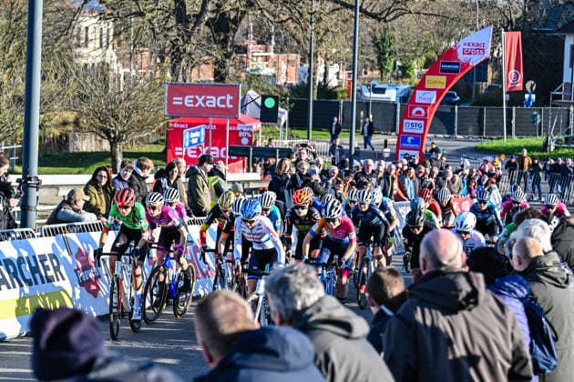 Women SUYS Leiecross Kortrijk The women elite race of the SUYS Leiecross Kortrijk, stage 4 of 7 of the Exact Cross competition, starts in Kortrijk, Belgium, on December 13, 2025. Kortrijk Belgium  Copyright: xGautierxDemouveauxx originalFilename:demouveaux-notitle251213_np2Cz.jpg