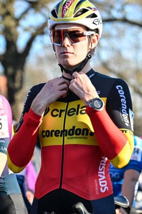 Women SUYS Leiecross Kortrijk Belgian national champion Marion Norbert Riberolle from team Crelan-Corendon participates in the women s elite race of the SUYS Leiecross Kortrijk, stage 4 of 7 in the Exact Cross competition, in Kortrijk, Belgium, on December 13, 2025. Kortrijk Belgium  Copyright: xGautierxDemouveauxx originalFilename:demouveaux-notitle251213_npap9.jpg