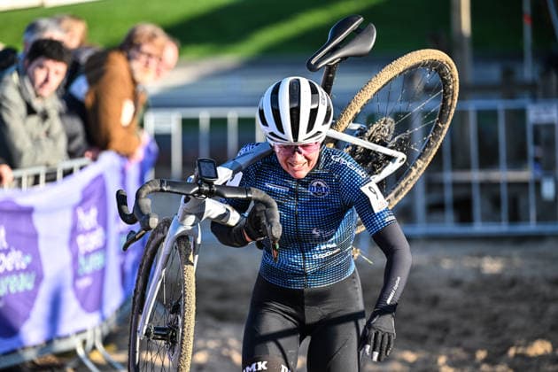 Women SUYS Leiecross Kortrijk Danish rider Ann-Dorthe Lisbygd from Dansk Mountainbike Klub participates in the women s elite race of the SUYS Leiecross Kortrijk, stage 4 of 7 of the Exact Cross competition, in Kortrijk, Belgium, on December 13, 2025. Kortrijk Belgium  Copyright: xGautierxDemouveauxx originalFilename:demouveaux-notitle251213_npLX5.jpg