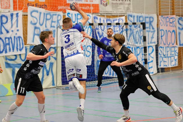 13 12 2025 Handball Men Season 2025 2026 Regionalliga TV Groß Umstadt GSV Eintracht Baunatal 31 26 unstoppable left Mattis Kleine 11 Baunatal center Luca Kemper 3 Umstadt right Lasse Hellemann 71 Baunatal Groß Umstadt Hessen Germany