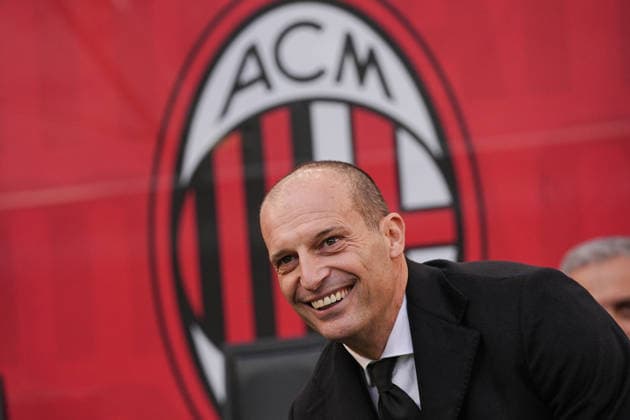 AC MilanÕs head coach Massimiliano Allegri during the Serie A soccer match between Milan and Sassuolo at the San Siro Stadium in Milan , north Italy - Sunday, December 14, 2025. - Soccer .  Copyright: xMarcoxAlpozzi LaPressex