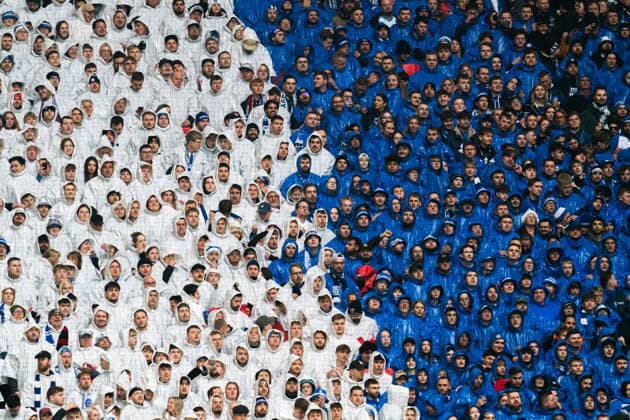 Germany 2 Bundesliga 2025 26, 14 Matchday FC Schalke 04 vs 1 FC Nürnberg 14 12 2025 Veltins Arena Gelsenkirchen, North Rhine-Westphalia Fan choreography Copyright: xCelinaxLeiersx