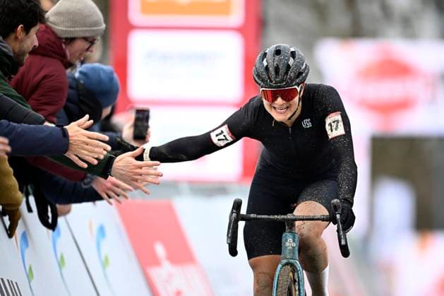 UCI Cyclocross World Cup 2025-2026 Namur NAMUR, BELGIUM - DECEMBER 14 : Clauzel Helene (FRA) during the 4th leg of the Namur UCI Cyclocross World Cup 2025-2026 a cyclocross race for Women Elite on December 14, 2025 in Namur, Belgium, 14 12 2025 ( Namur Belgium  Copyright: xTomasxSiskx