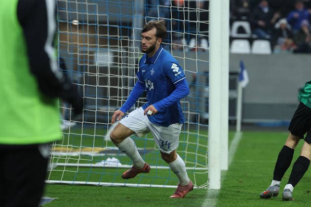 2025 12 14 xjfx 2 Bundesliga SV Darmstadt 98 SC Preussen Muenster v l , Kilian Julian Corredor SV Darmstadt 98 Torjubel, Goal celebration, celebrate the goal DFL DFB REGULATIONS PROHIBIT ANY USE OF PHOTOGRAPHS as IMAGE SEQUENCES and or QUASI VIDEO Copyright: JoaquimxFerreira