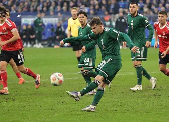 14 12 2025 Soccer season 2025 2026 2 Soccer Bundesliga 16 Matchday FC Schalke 04 S04 Knappen 1 FC Nürnberg FCN Club Sportfoto Zink DaMa xdaxmax DFL regulations prohibit any use of photographs as image sequences and or quasi video only for editorial use Vitalie Becker 33, FC Schalke 04 S04