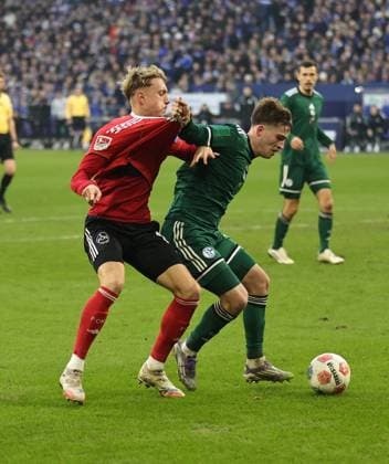 14 12 2025 Soccer season 2025 2026 2 Soccer Bundesliga 16 Matchday FC Schalke 04 S04 Knappen 1 FC FC Nürnberg FCN Club Sportfoto Zink DaMa xdaxmax DFL regulations prohibit any use of photographs as image sequences and or quasi video only for editorial use Tim Drexler 15, 1 FC Nürnberg FCN Vitalie Becker 33, FC Schalke 04 S04