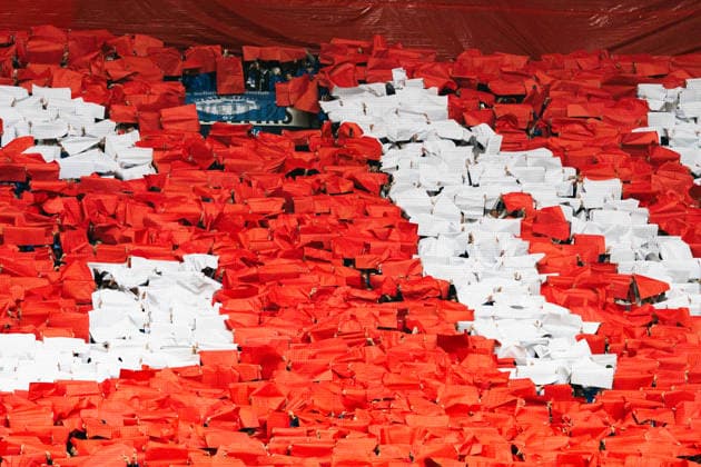 Germany 2 Bundesliga 2025 26, 14 Matchday FC Schalke 04 vs 1 FC Nürnberg 14 12 2025 Veltins Arena Gelsenkirchen, North Rhine-Westphalia Fan choreography Copyright: xCelinaxLeiersx