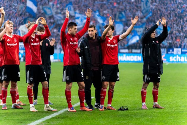 Germany 2 Bundesliga 2025 26, 14 Matchday FC Schalke 04 vs 1 FC Nürnberg 14 12 2025 Veltins Arena Gelsenkirchen, North Rhine-Westphalia Miroslav Klose 1 FC Nürnberg, Coach Fabio Gruber 1 FC Nürnberg, 4 Copyright: xCelinaxLeiersx